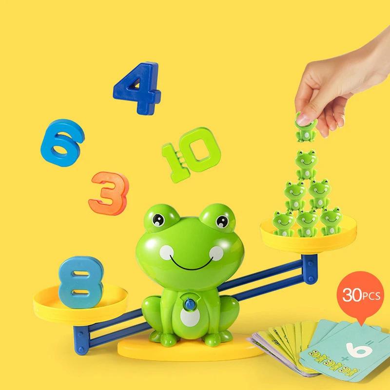 Equilibrio della rana che conta il primo giocattolo educativo