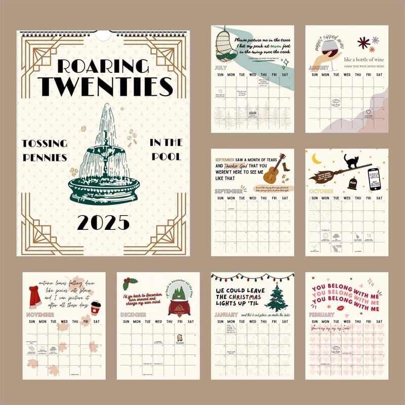 Calendario 2025 con Testi di TS
