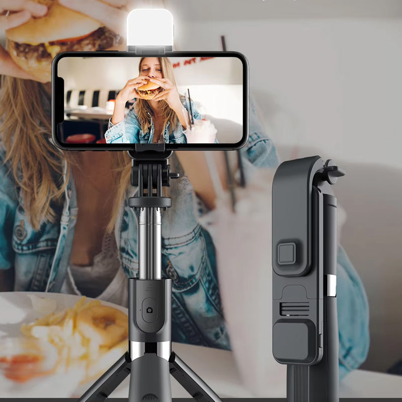 Treppiede per selfie con telecomando Bluetooth