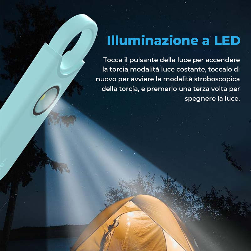 Portachiavi con allarme di sicurezza personale