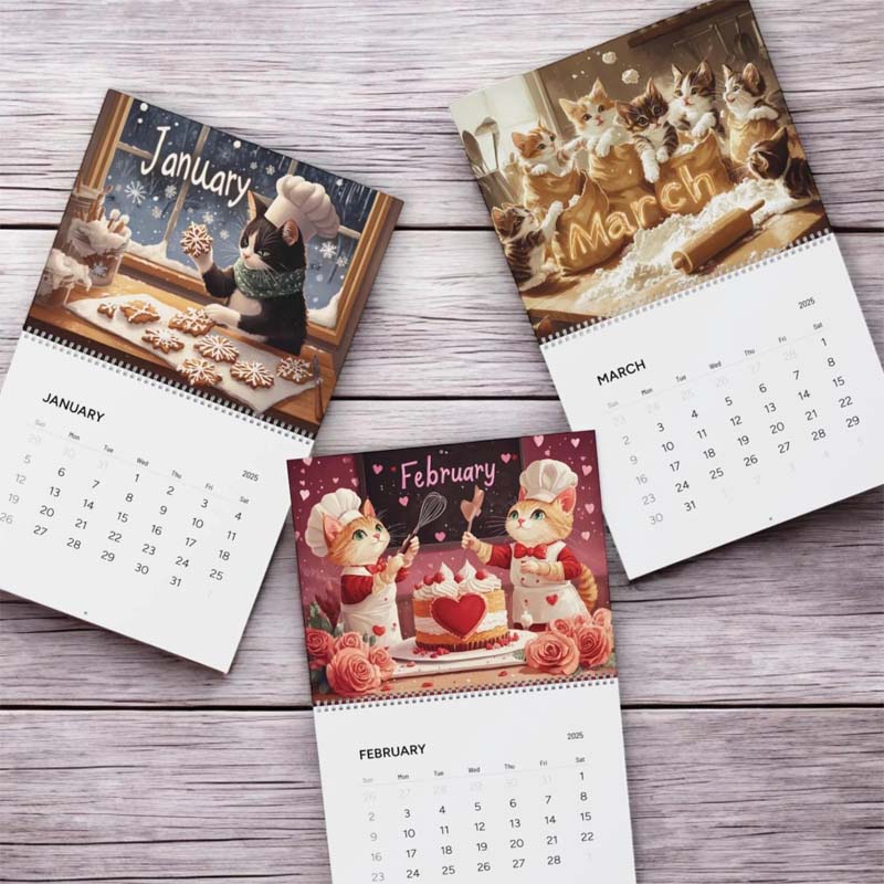 Calendario dei Gatti Cuochi 2025