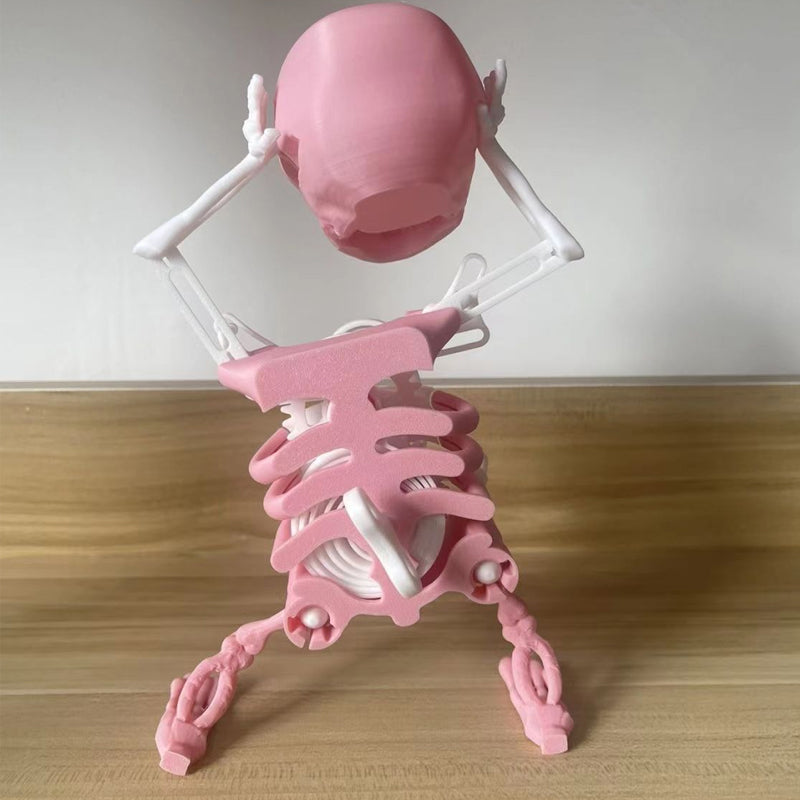 Teschio 3D danzante e oscillante