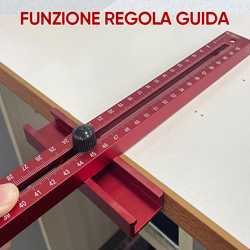Staffa per scanalatura di fresatura del router 3 in 1