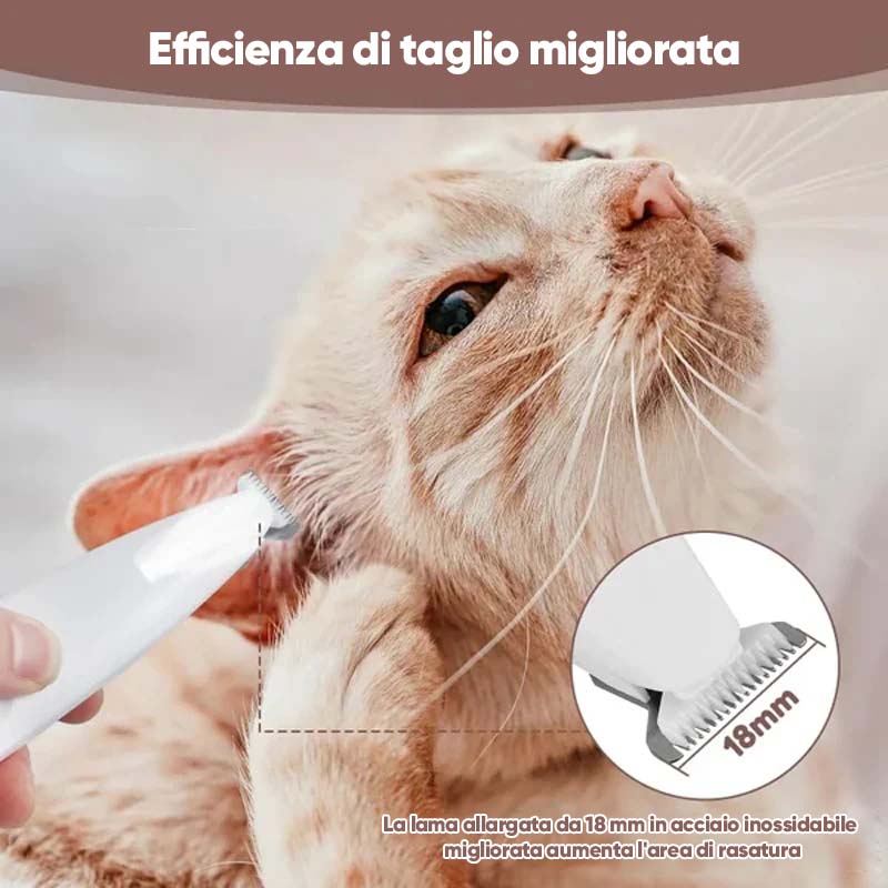 Tagliapeli per animali con luce LED