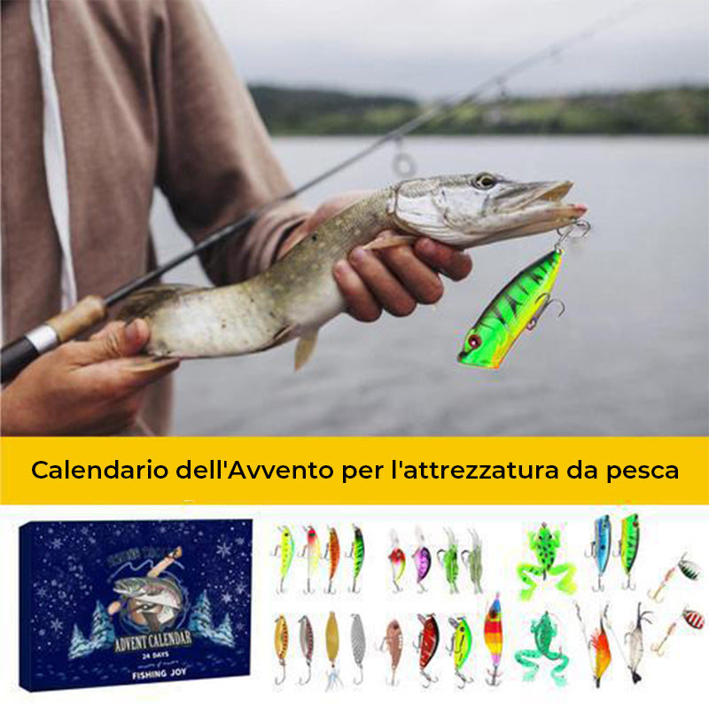 24 giorni di Natale Conto alla rovescia per il set di attrezzi da pesca