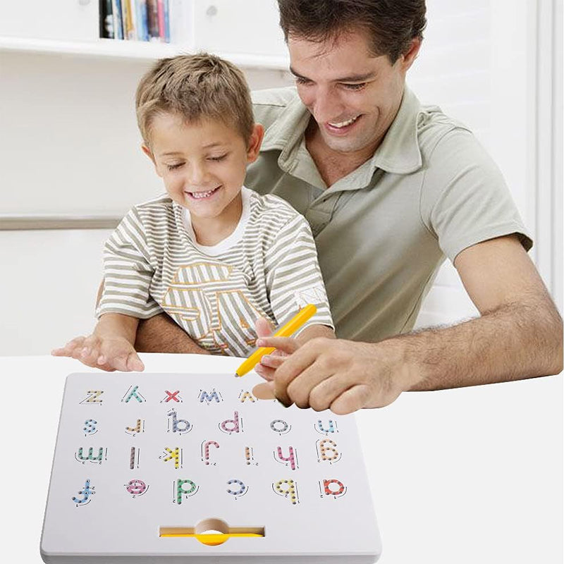 Edizione alfabeto magnetico bifacciale 2 in 1
