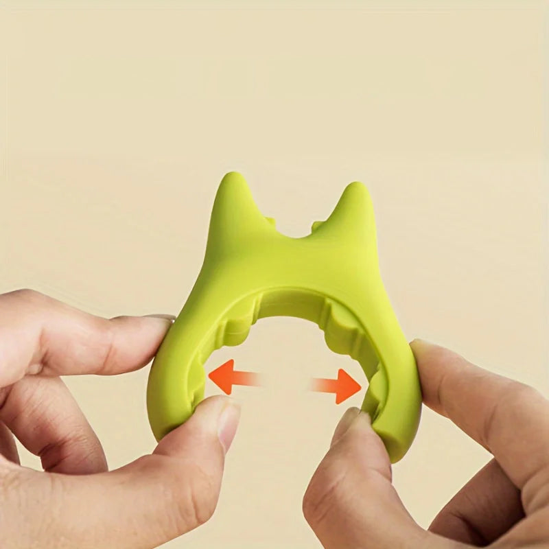Poggiamestolo in silicone con clip per vaso