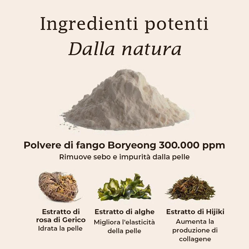 Maschera di fango di sollievo