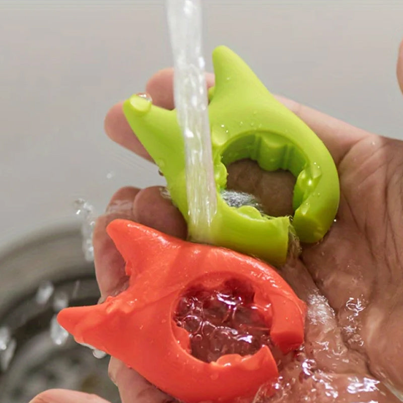 Poggiamestolo in silicone con clip per vaso