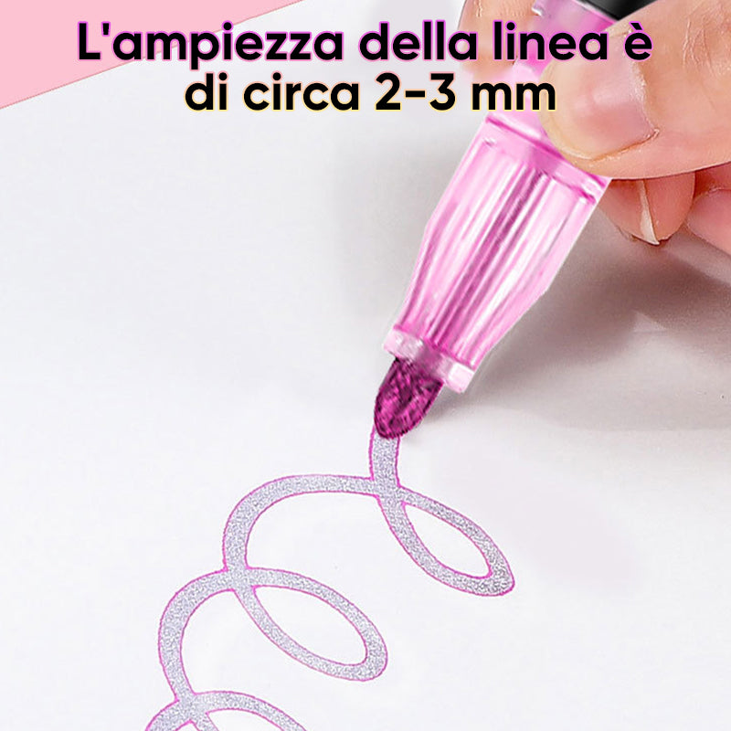 Pennarelli evidenziatori Lightstick Graffiti da colorare