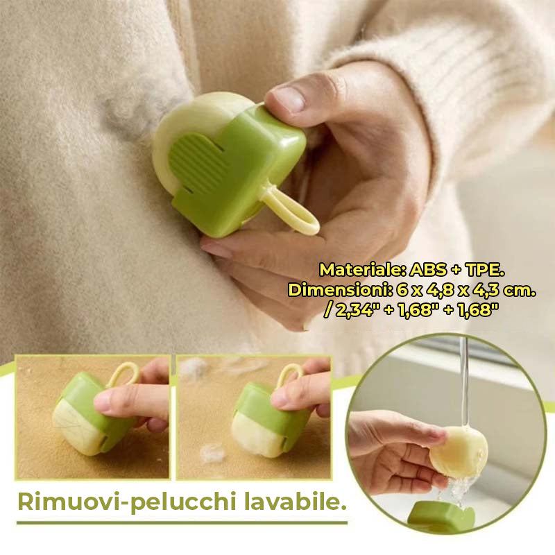 Rullo adesivo riutilizzabile per pelucchi