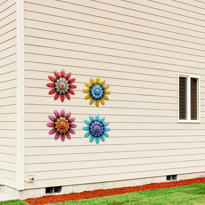 Decorazioni artigianali floreali in metallo