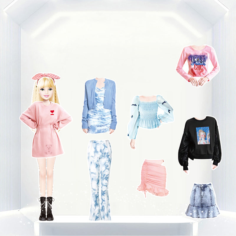 Bambola magnetica da vestire per bambini