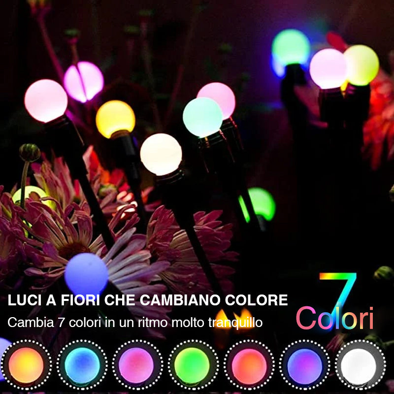 Luce LED Solare da Giardino a Lucciola