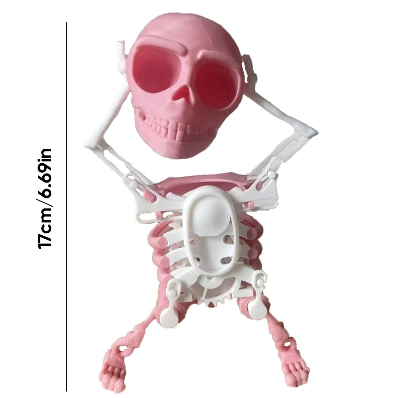 Teschio 3D danzante e oscillante