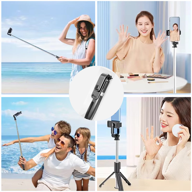 Treppiede per selfie con telecomando Bluetooth