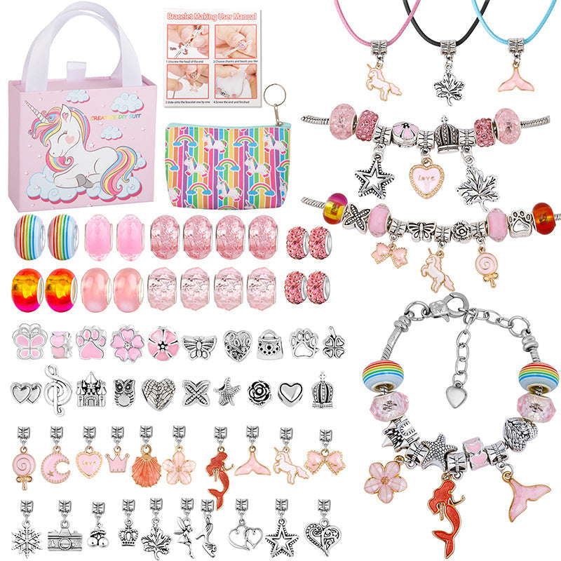 Kit per realizzare braccialetti con ciondoli per ragazze