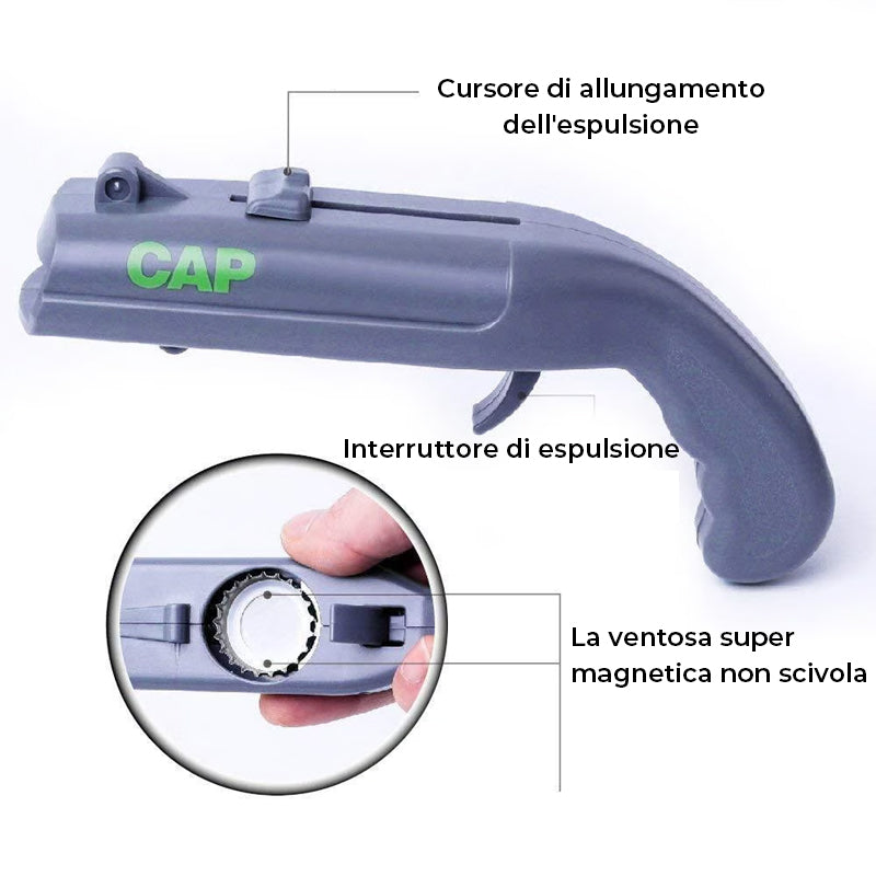 🔥Apribottiglie con pistola a cappuccio🔥