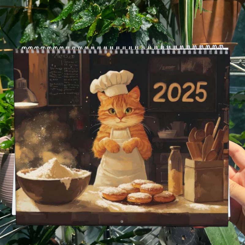 Calendario dei Gatti Cuochi 2025