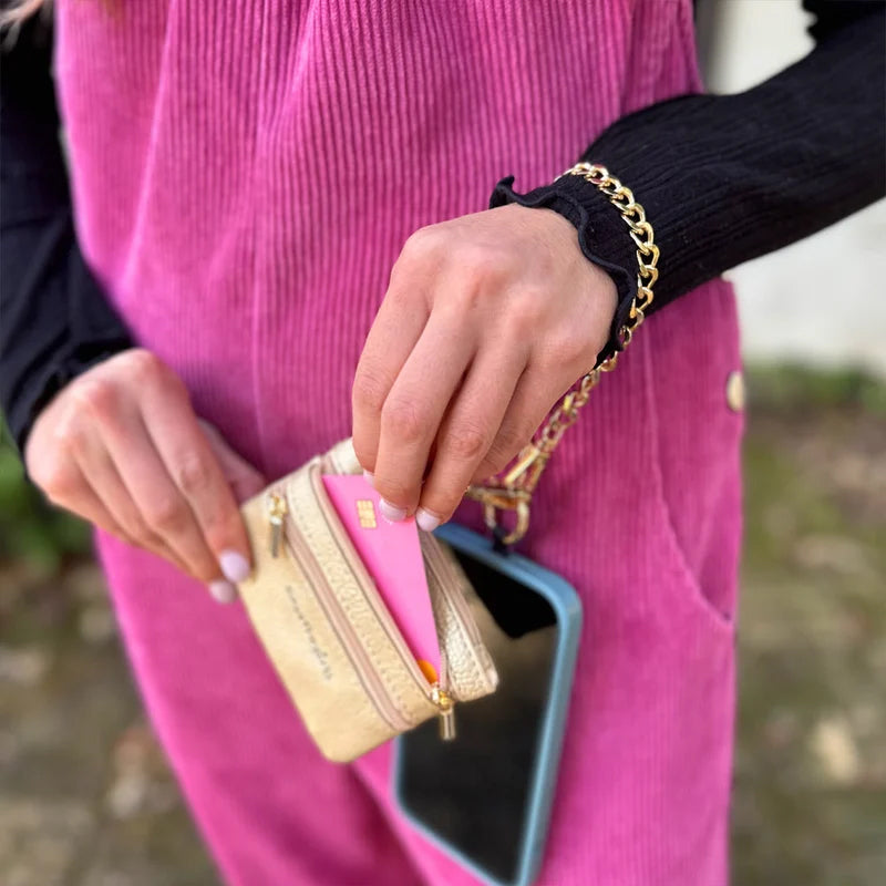 Borsa con catena per cordino per telefono cellulare