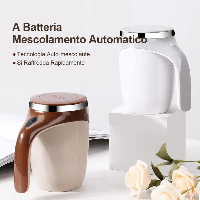 Tazza da caffè con mescolamento automatico