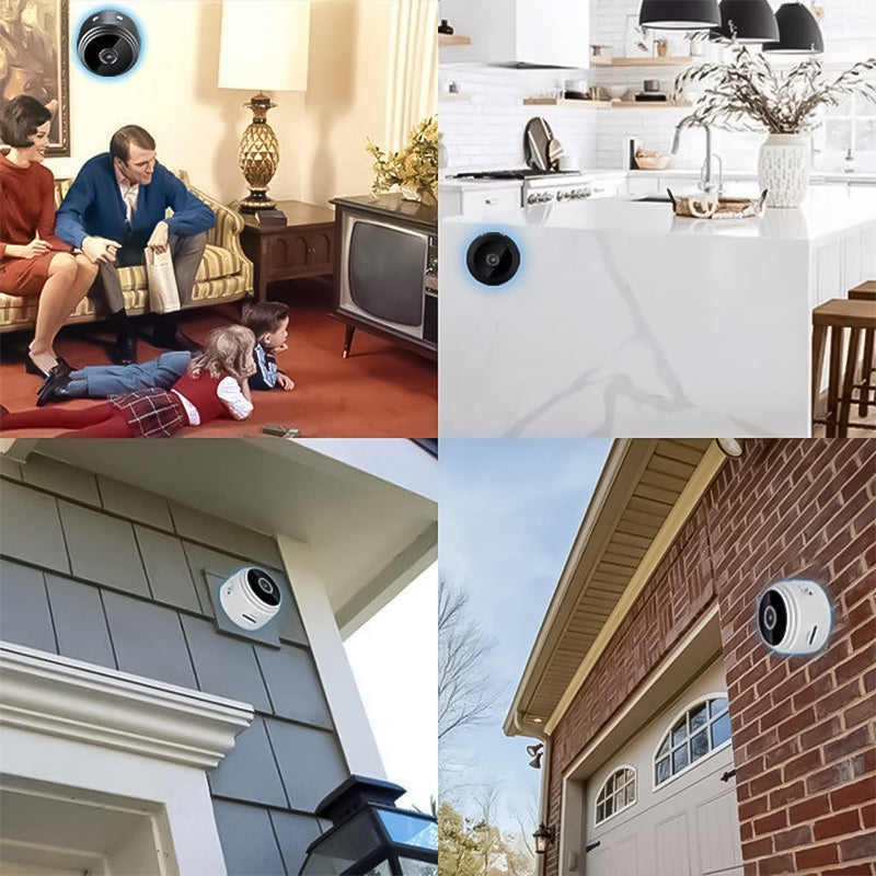 Mini telecamera WIFI con aggiornamento magnetico 1080p grandangolare