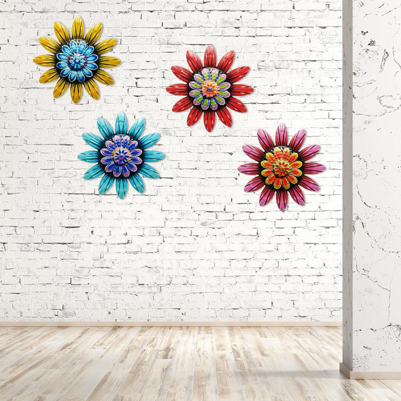 Decorazioni artigianali floreali in metallo
