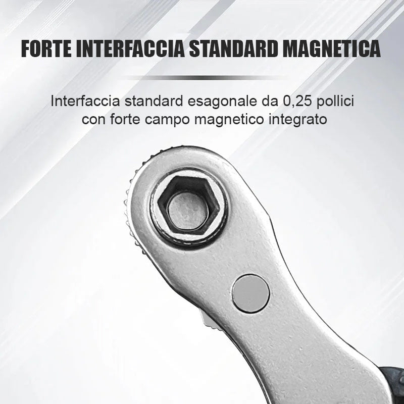 Set di cacciaviti a cricchetto bidirezionale