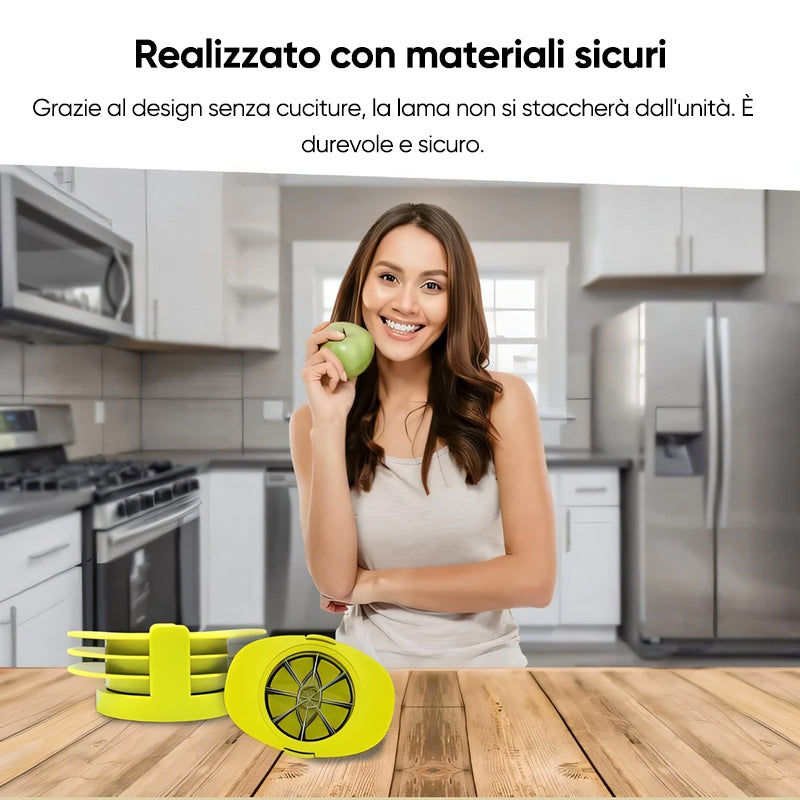 Tagliafrutta multifunzionale e detorsolatore