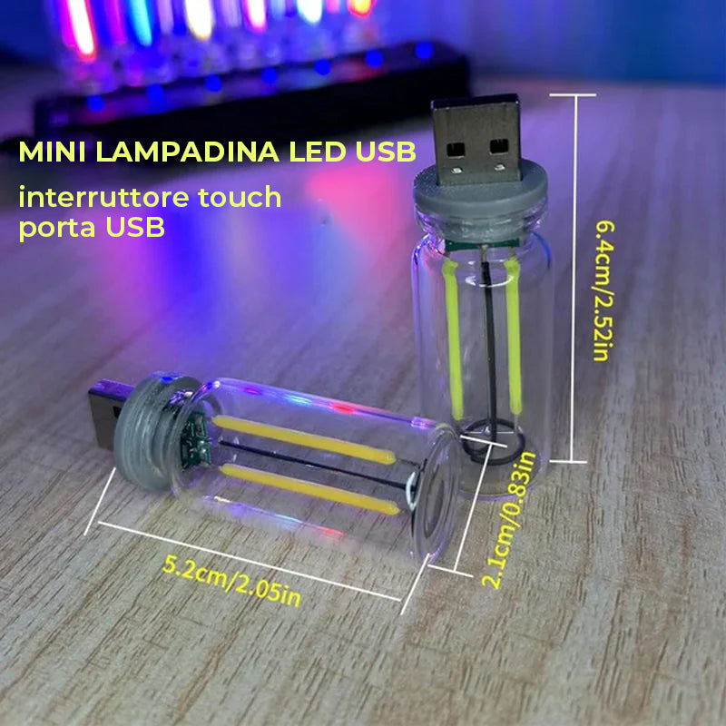 Luce notturna touch USB