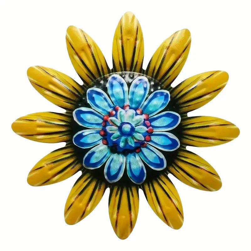 Decorazioni artigianali floreali in metallo