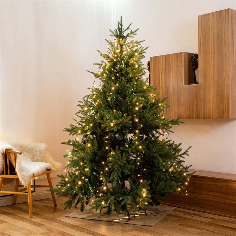 Luci a cascata per albero di Natale con anello