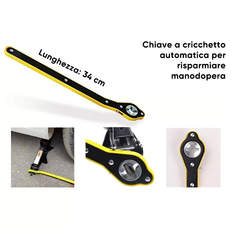 Chiave a cricchetto Jack automatica per risparmiare manodopera