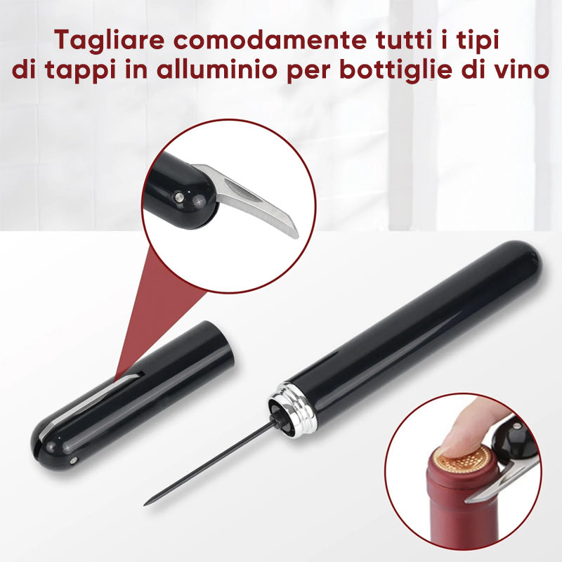 Apribottiglie a pompa d'aria