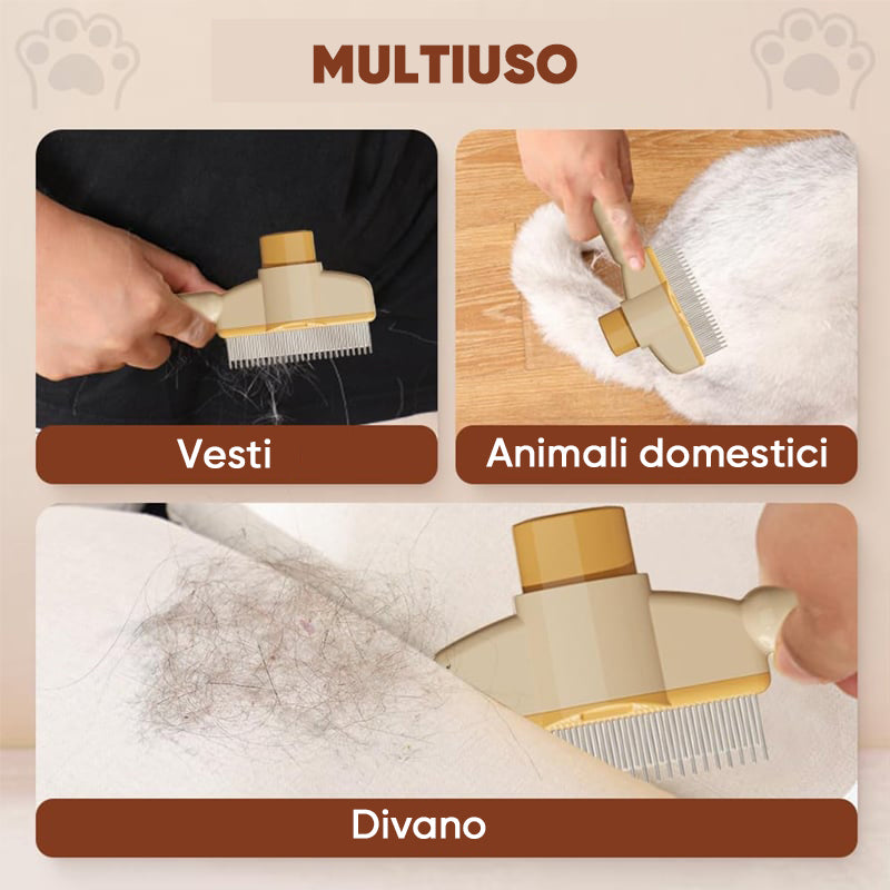 Spazzola autopulente per animali domestici