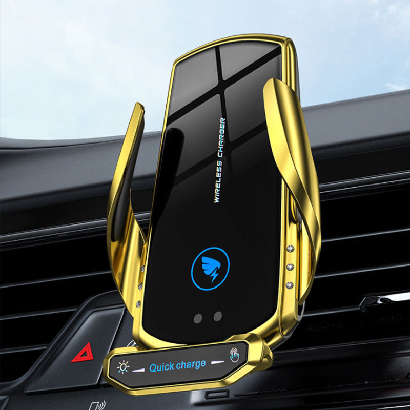 Staffa di ricarica wireless per auto con deformazione a induzione