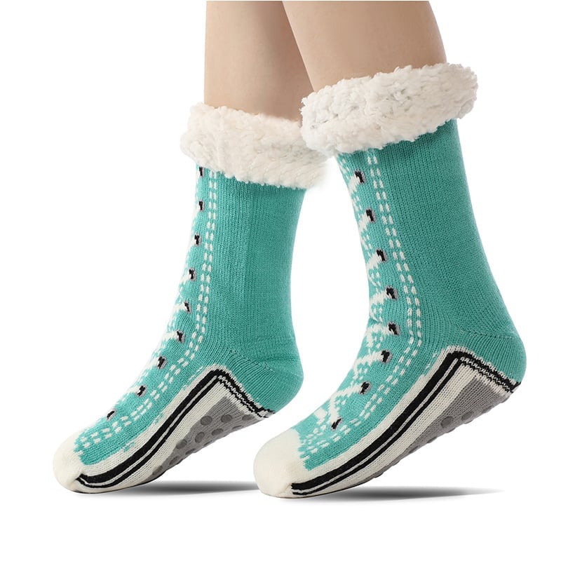 Calzini tipo pantofola in cashmere ultraspesso