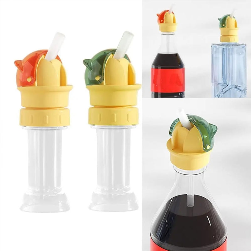 Coperchio con cannuccia per bottiglia d'acqua riutilizzabile per bambini
