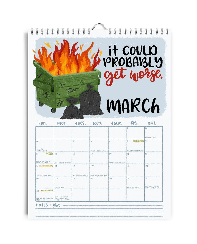 Eccoci Di Nuovo, Cazzo! Calendario 2025