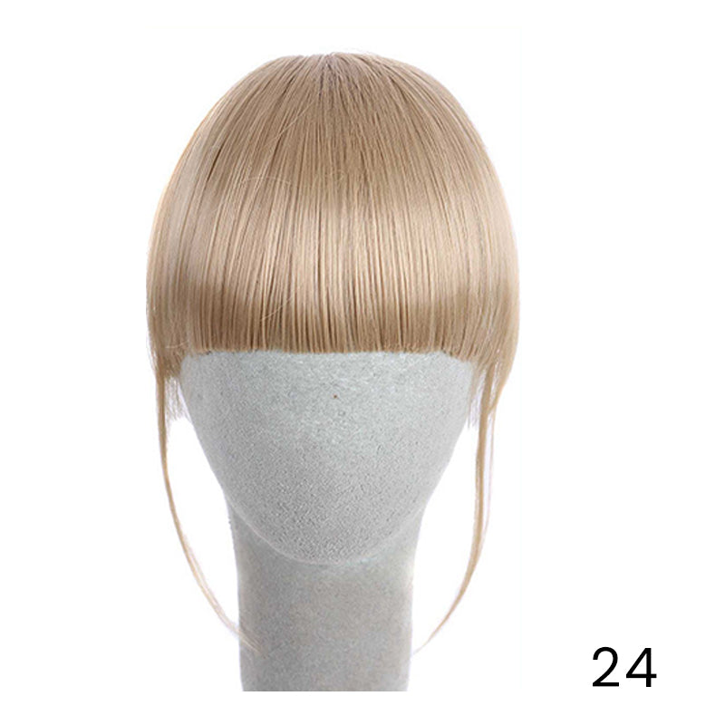 Estensione per capelli senza cuciture con frangia 3D a clip