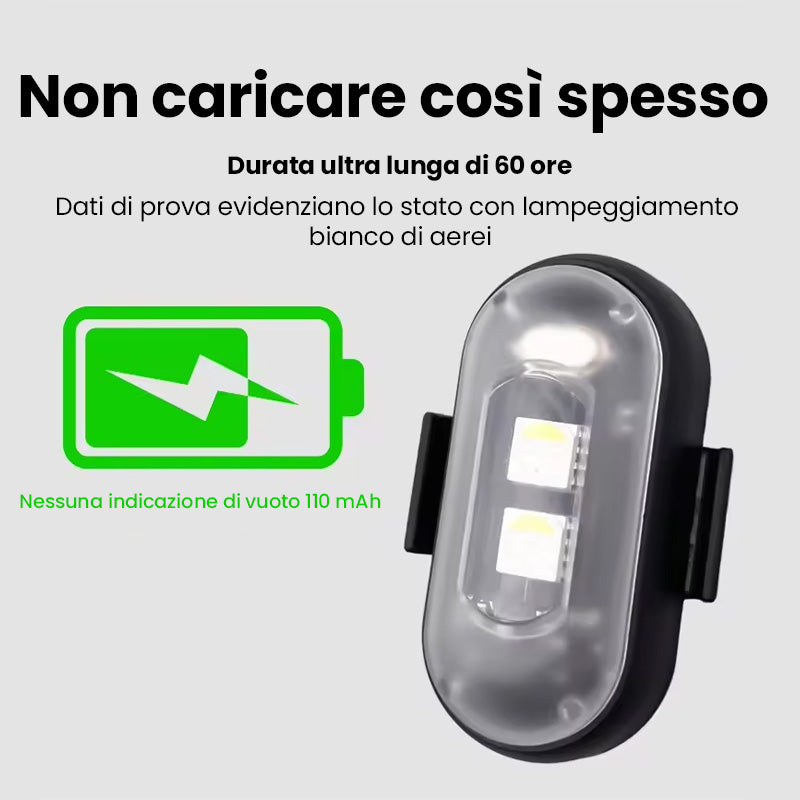 Luce stroboscopica telecomandata