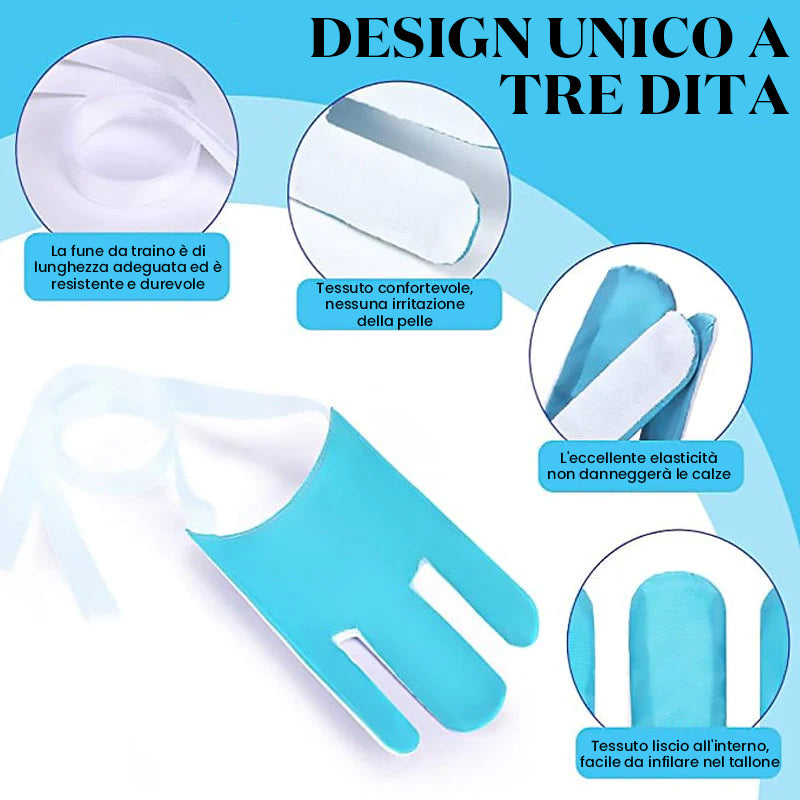 Dispositivo per l'aiuto dei calzini