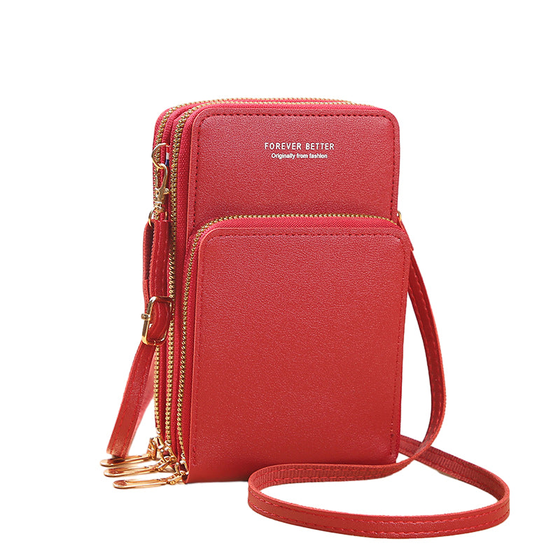 Borsa a tracolla piccola in pelle