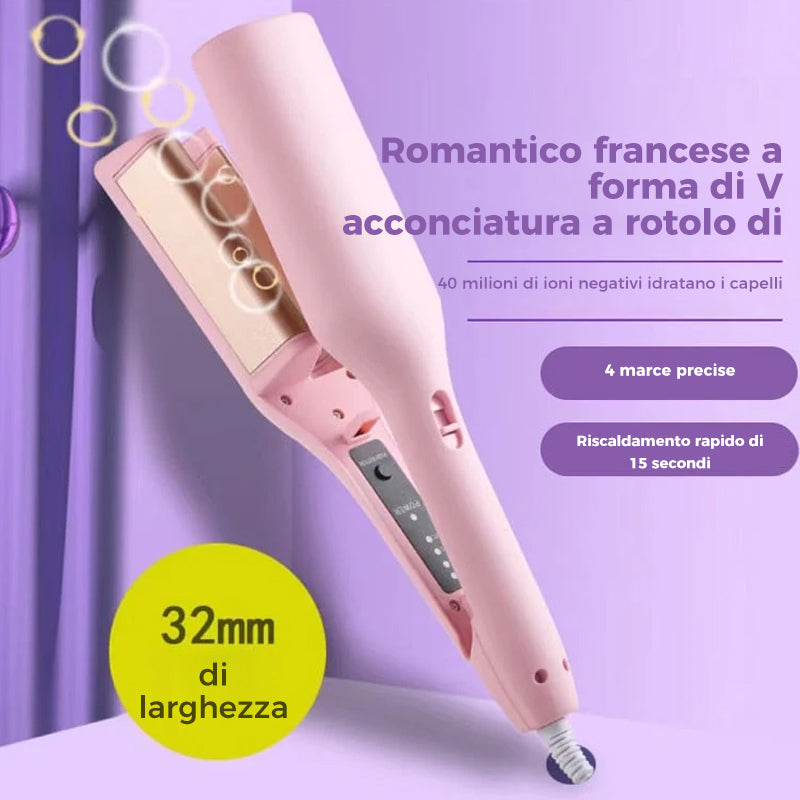 Romantico ferro arricciacapelli francese per uova