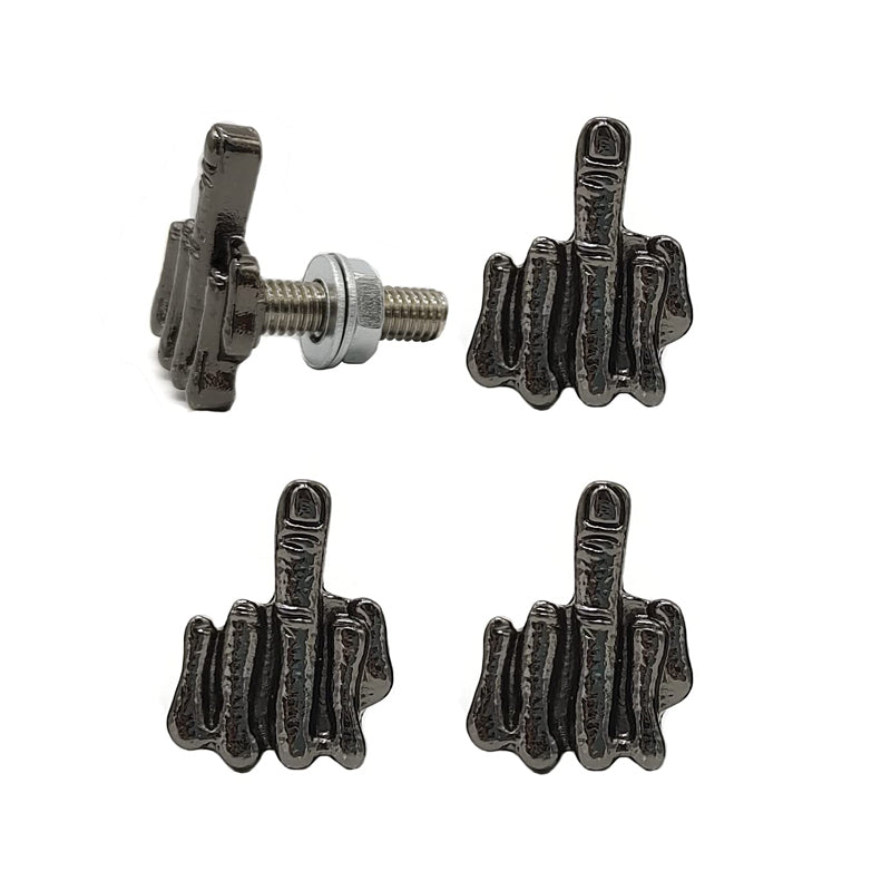 Bullone a dito in metallo divertente (4 pz.)