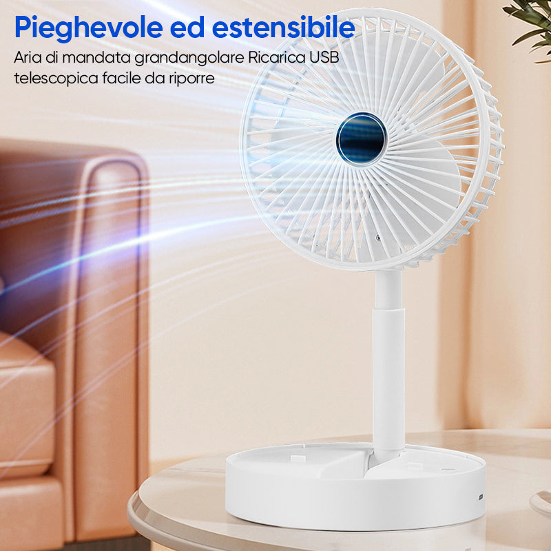 Ventilatore pieghevole telescopico