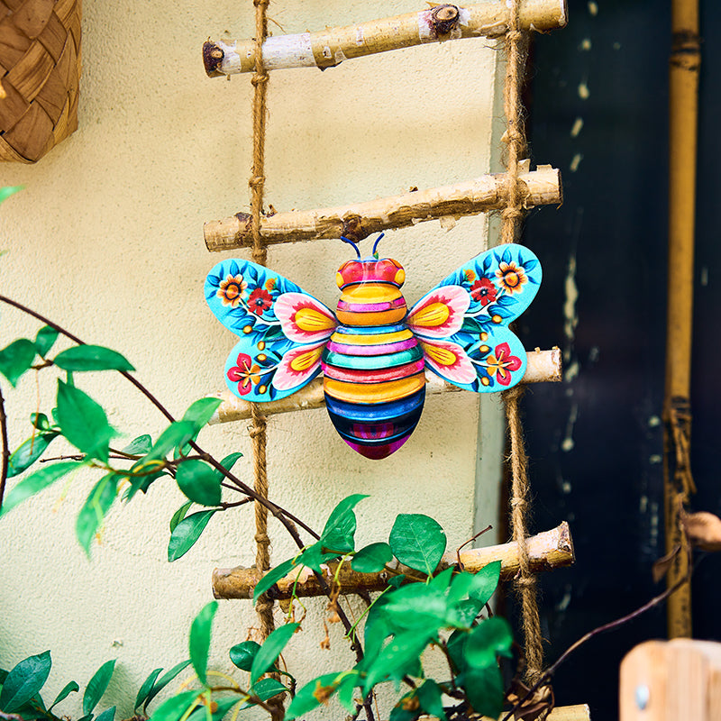 Decorazioni da parete sospese per sculture artistiche in ferro ape per giardino