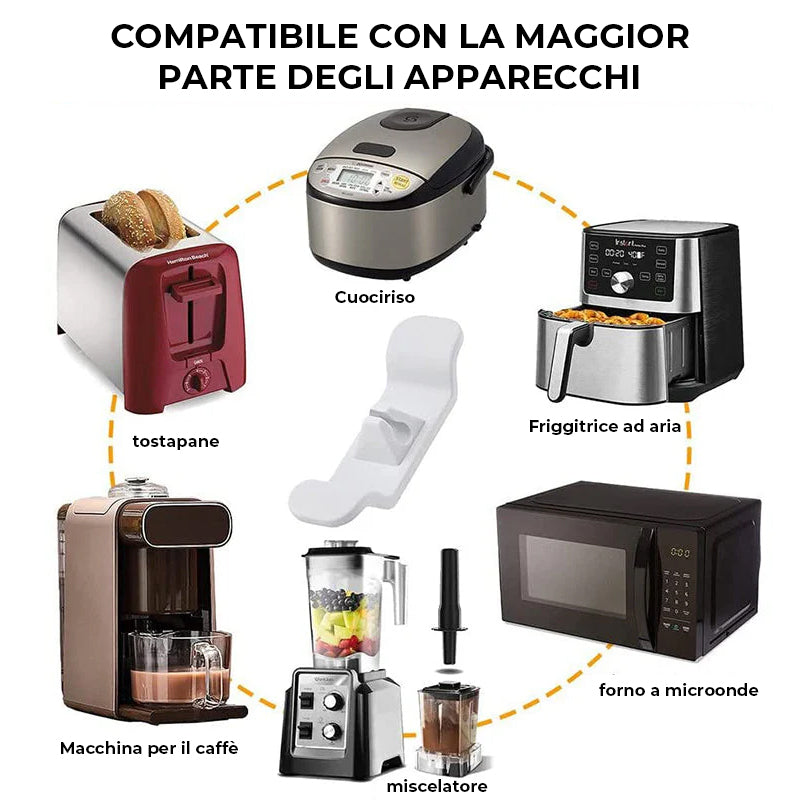 Avvolgicavo per elettrodomestici da cucina