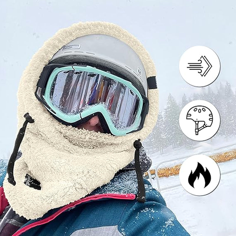 Maschera da sci con cappuccio Sherpa