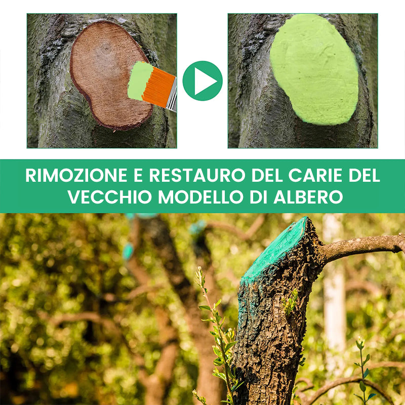 Agente curativo per ferite di grandi alberi